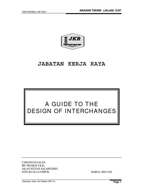 Stop too quickly or slowly. JKR ARAHAN TEKNIK JALAN PDF