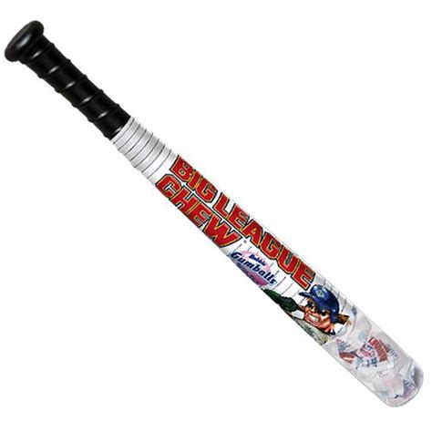Big League Chew Baseball Bat With Gumballs 29 Oz All City Candy