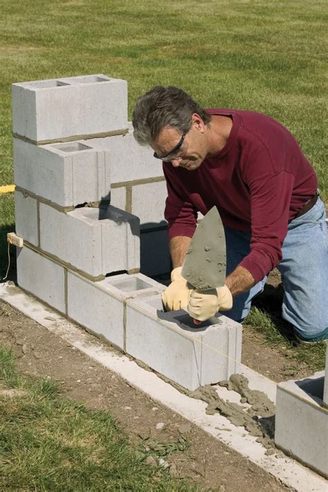 How To Build A Concrete Block Retaining Wall Concrete Block Walls