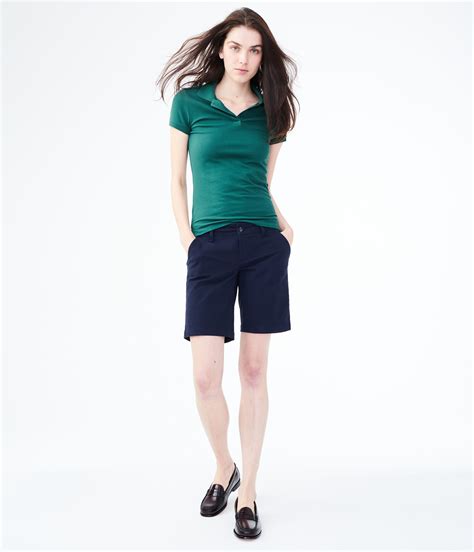 solid uniform bermuda shorts aeropostale