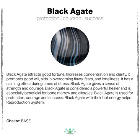 black agate card 01 png crystal healing stones gemstone meanings agate stone meaning