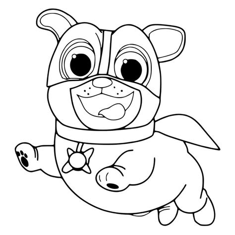 Puppy Dog Pals Coloring Pages Bob