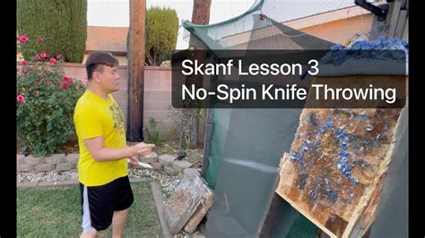Tutorial Skanf No Spin Knife Throwing Part 33 The Wrist Mechanism