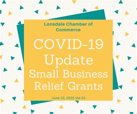 Small Business Relief Grants Vol 33