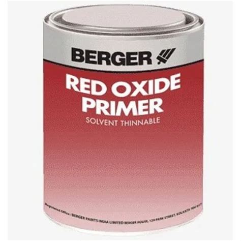 Liquid Berger Red Oxide Primer Paint For Metal Rs 110 Liter Sri