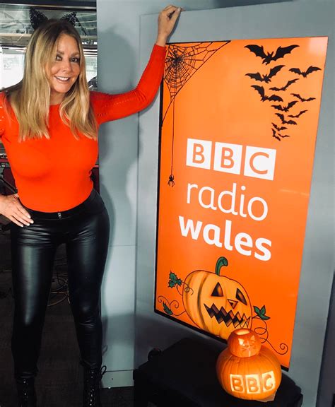 Carol S Bum The Carol Vorderman Fan Site X Carol Vorderman Halloween At Bbc Radio Wales