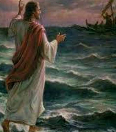 Gambar Yesus Berjalan Diatas Air Denah