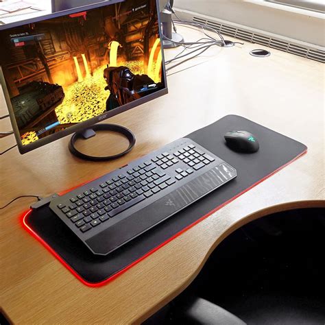Extra Large Xl Gaming Mouse Mat Rgb Colorful Led Lighting Gaming Mouse