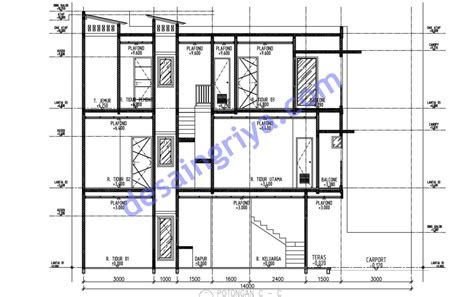 Panjang papan 4meter/keping, kebutuhannya menjadi 31m/4 = 7,75 btg (dibulatkan 8 batang). Rumah Lebar 4 Meter Panjang 14 Meter - PT.Desain Griya ...