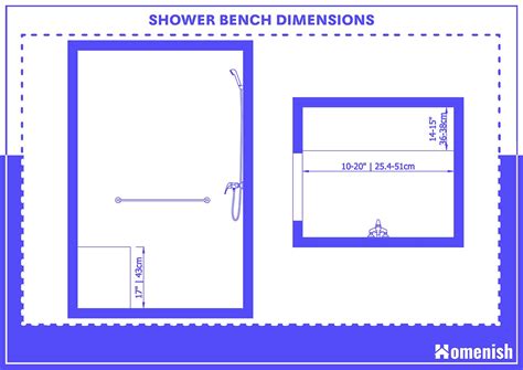 shower bench dimensions what you should know homenish