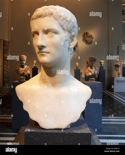 Marble Portrait Bust Of Emperor Gaius Caligula 57 Ad 3rd Emperor Of