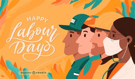 Happy Labour Day Holiday Illustration Vector Download
