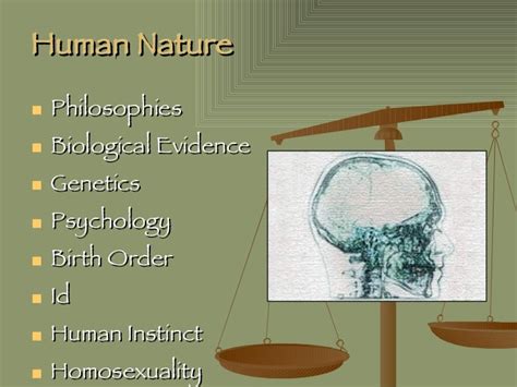 Human Nature Presentation