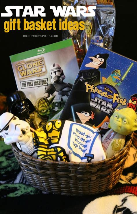 Or, you can always visit our star wars pinterest board which we kind of love, if we don't say so ourselves. Star Wars Kids Movie Gift Basket Idea