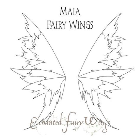 Pdf Download Pattern And Tutorial For Fairy Wings Maia Medium Etsy