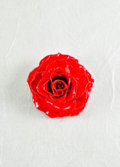 Rose Pin Real Rose Brooch