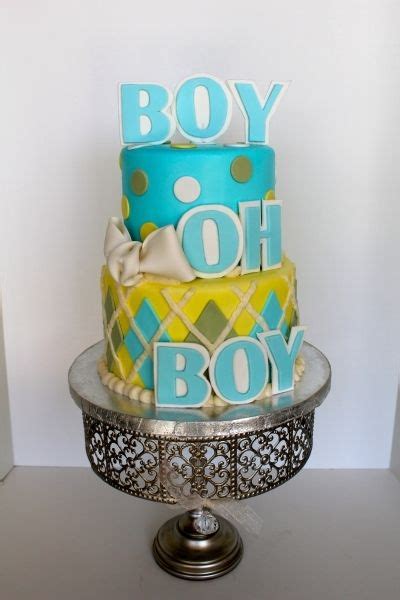 Boy Oh Boy Baby Shower Cake Baby Shower Cakes For Boys Baby Shower