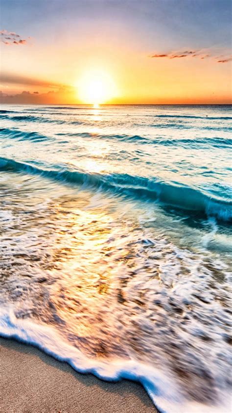 Download Beautiful Beach Sunset Iphone Wallpaper