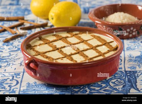 Arroz Doce Portuguese Rice Pudding Portugal Food Stock Photo Alamy