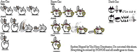 The Spriters Resource Full Sheet View The Battle Cats Axe Cat