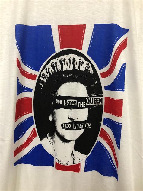 Vtg Rare80s Sex Pistols T Shirt God Save The Queen Etsy