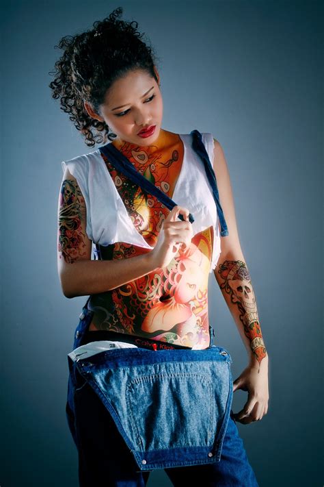 Tattoo Girl Yakuza Tattoo Girl Tattoos Torso Tattoos