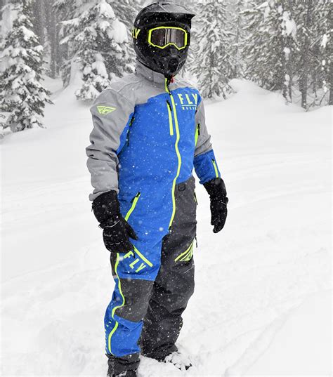 Cold Tested Fly Racing Snow Cobalt Monosuit Shell Snowgoer