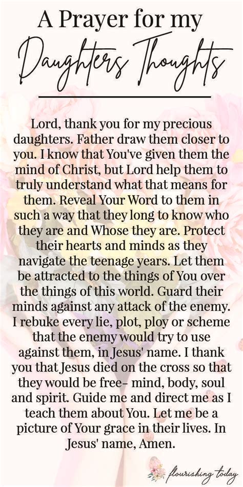 10 Powerful Prayers For Your Daughter Free Printables Artofit