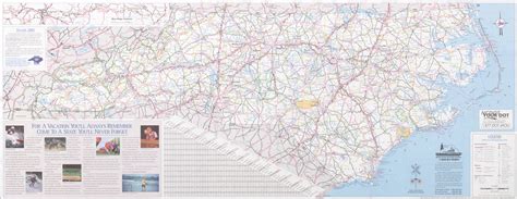 North Carolina Roads And Highways Nc Road Map 1999
