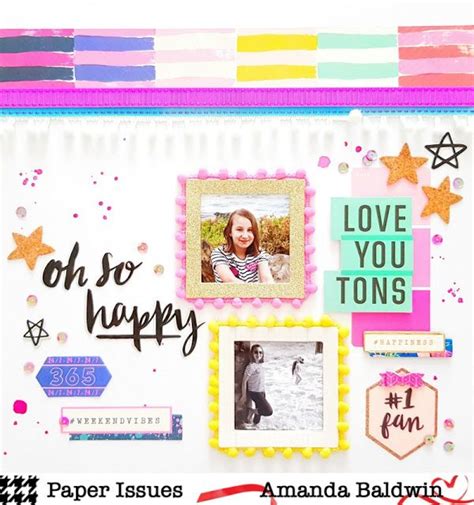 Keep up the sunday work, georgefpv! All The Good Vibes for Scraplift Sunday! | Crate paper, Scrapbook inspiration, Paper