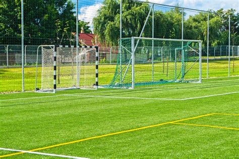 Soccer Field And Goals Stock Image Image Of Football 2800749