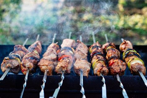Barbecue Kebab Stock Photo Image Of Grill Pork Aromatic 102328906