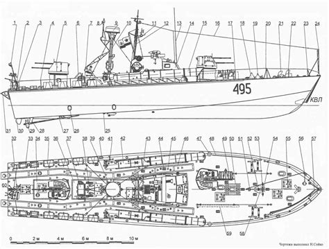 Large Torpedo Boat Project 183 Blueprint Download Free Blueprint For