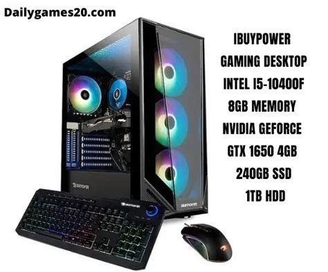 Ibuypower Gaming Desktop Intel I5 10400f 8gb Memory Nvidia