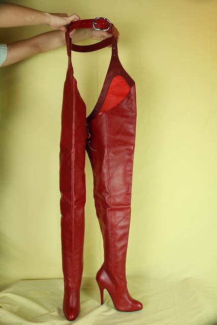 Size 7 Red Leather Chaps A Photo On Flickriver