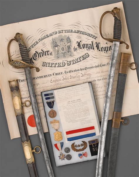 Bonhams A Historic Civil War Grouping Of Swords And Medals Belonging