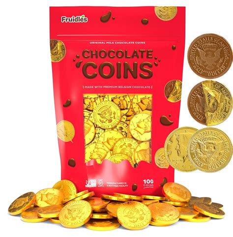 Milk Chocolate Coins Gold Half Dollar Chocolate Coins Made With
