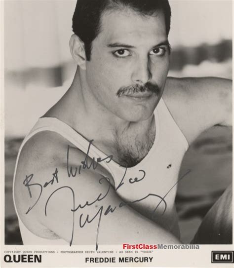 Freddie Mercury Autographs Signed Queen Memorabilia