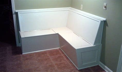The design of the kitchen, incorporate a bench to serve as an extra seat for family gatherings. Handmade Built In Kitchen Bench Banquette Seating With ...