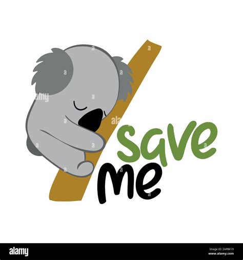 Save Me Fleeing Koala Support Wildlife And People In Their Hard Time