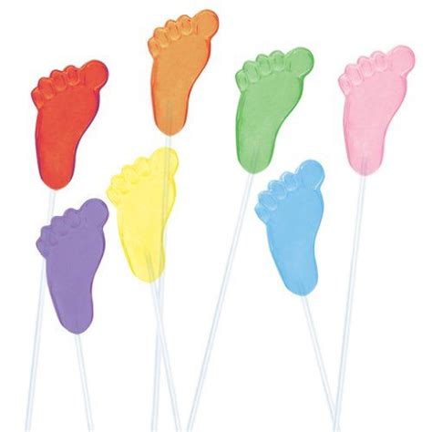 Twinkle Foot Pops Individuals Sweet Blue Candy Lollipops Perfect