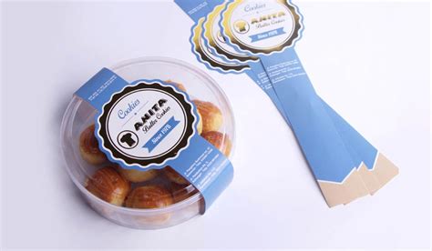 Desain logo fa kue bawang sumber : Contoh Label Kue Lebaran Nusagates
