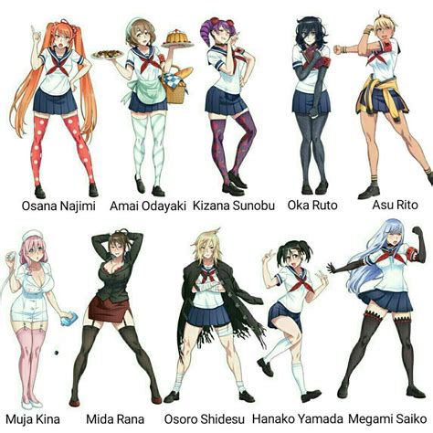 Yandere Simulator Rivals Names And Pictures Rivals Chanmale Ver By