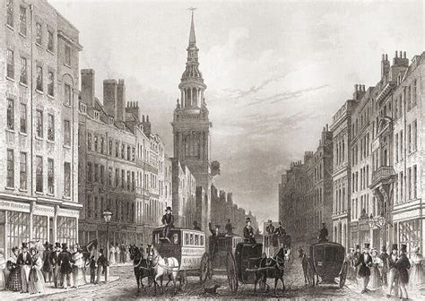 Cheapside London England 19th Century Available As Framed Prints