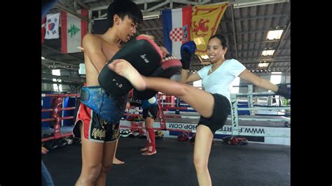 muay thai training in chiang mai thailand youtube