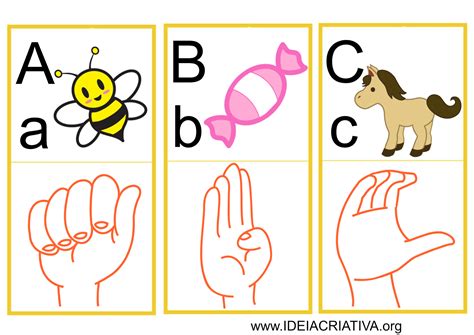 Ideia Criativa Gi Barbosa Educação Infantil Flash Cards Letras do