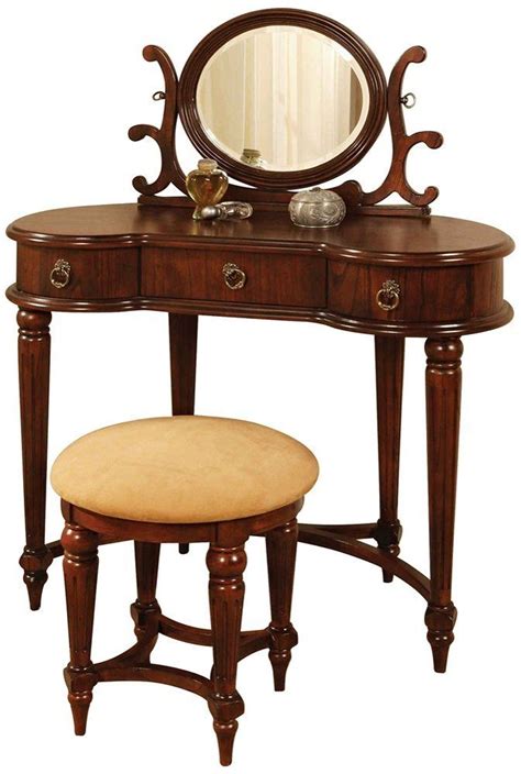 Having makeup vanity tables with lights and mirror is everything when it comes to achieving flawless makeup in the comfort of your home. Amazon.com - Powell Antique Mahogany Vanity Mirror and ...