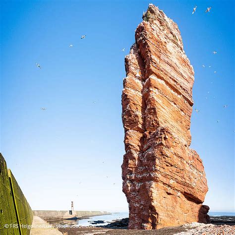 Lange Anna Vor Helgoland Roter Fels In Der Nordsee Lange Anna Vor