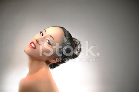 Asian Chinese Girl In Glamor Pose Stock Photo Royalty Free Freeimages