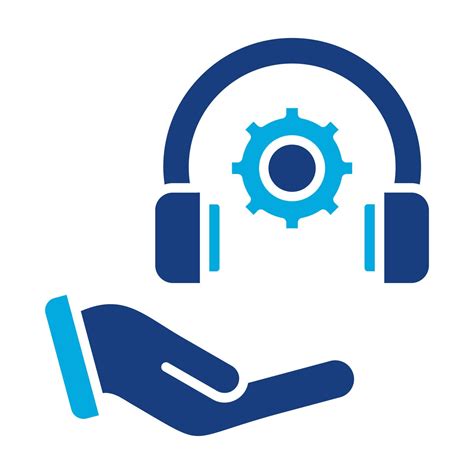 Technical Support Glyph Two Color Icon 8679011 Vector Art At Vecteezy